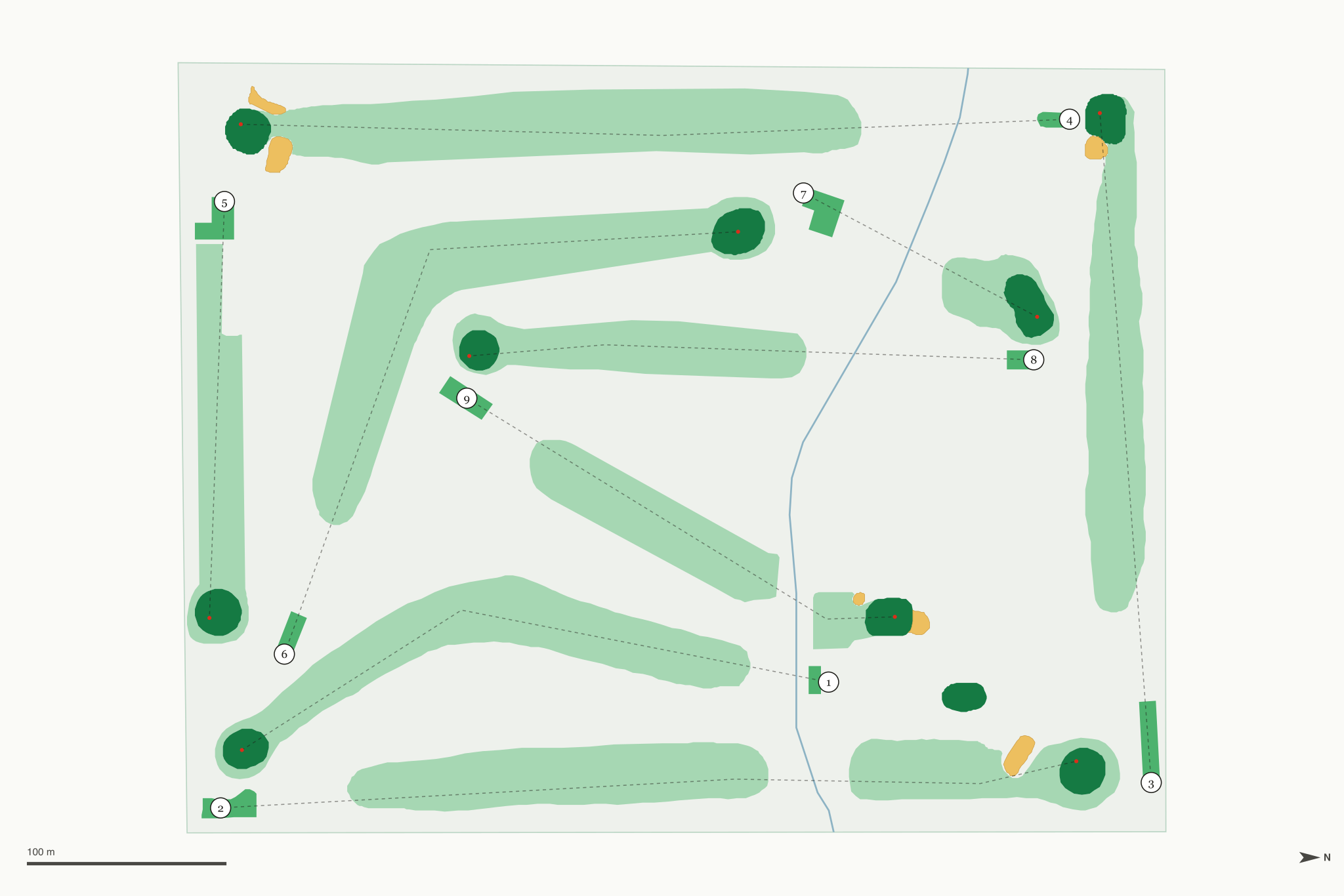 Map of Winthrop Golf Club