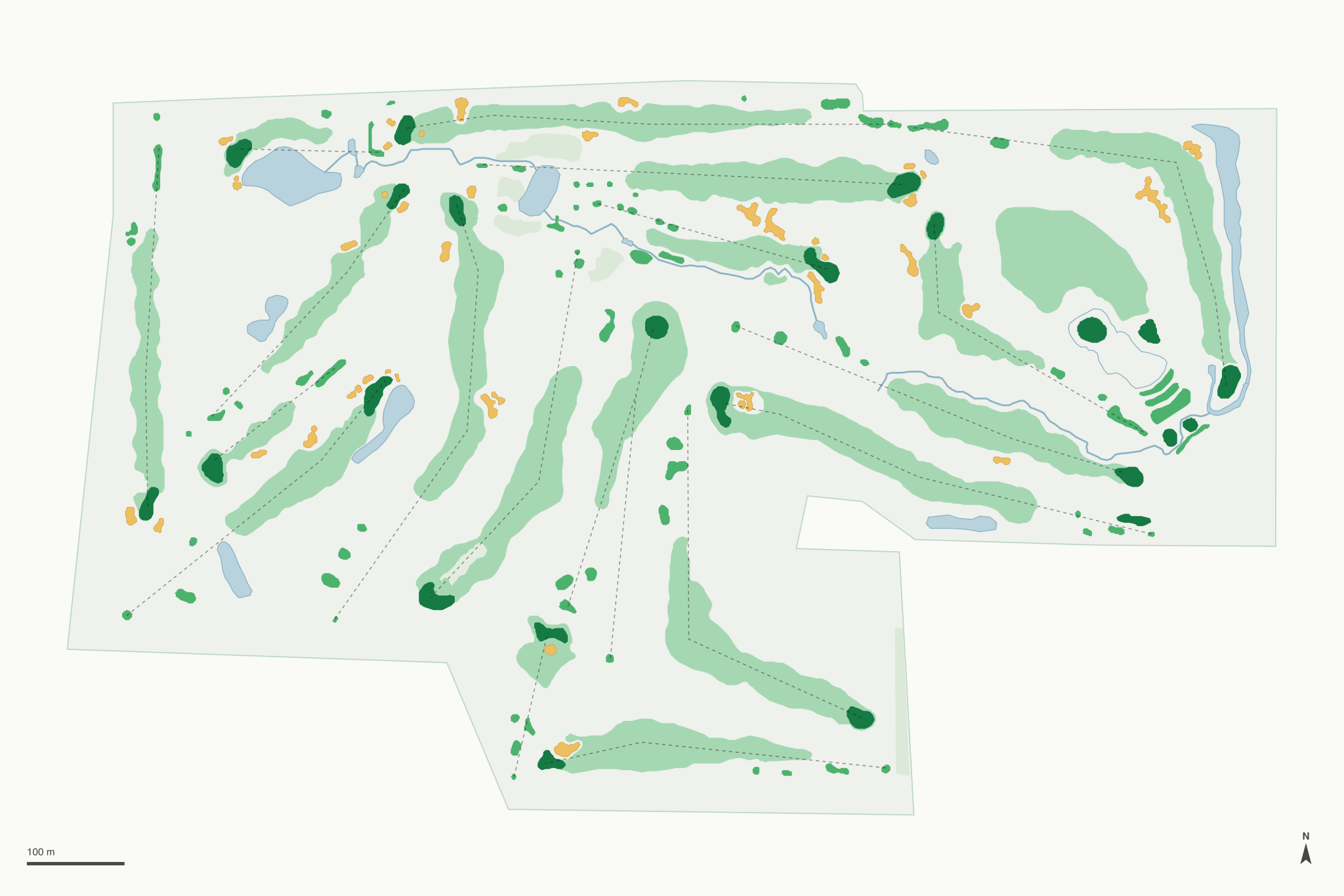 Map of Logger's Trail Golf Course