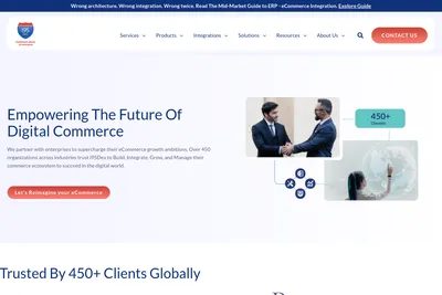 Screenshot of the i95Dev Inc. homepage