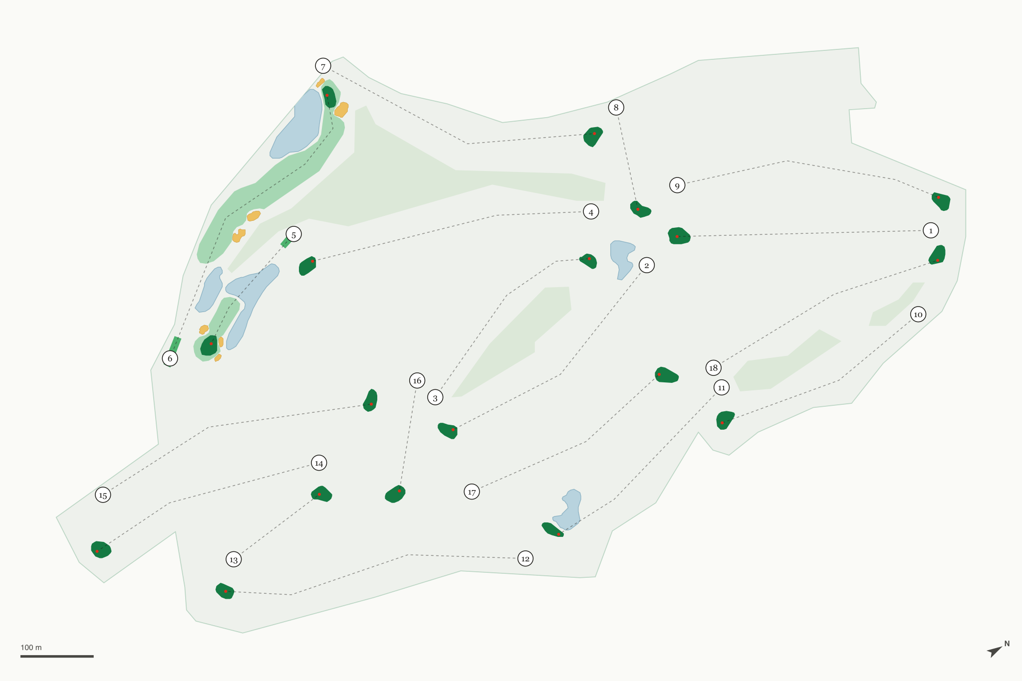 Map of Timuquana Country Club