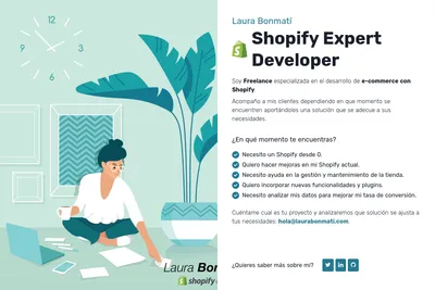 Screenshot of the Laura Bonmati homepage
