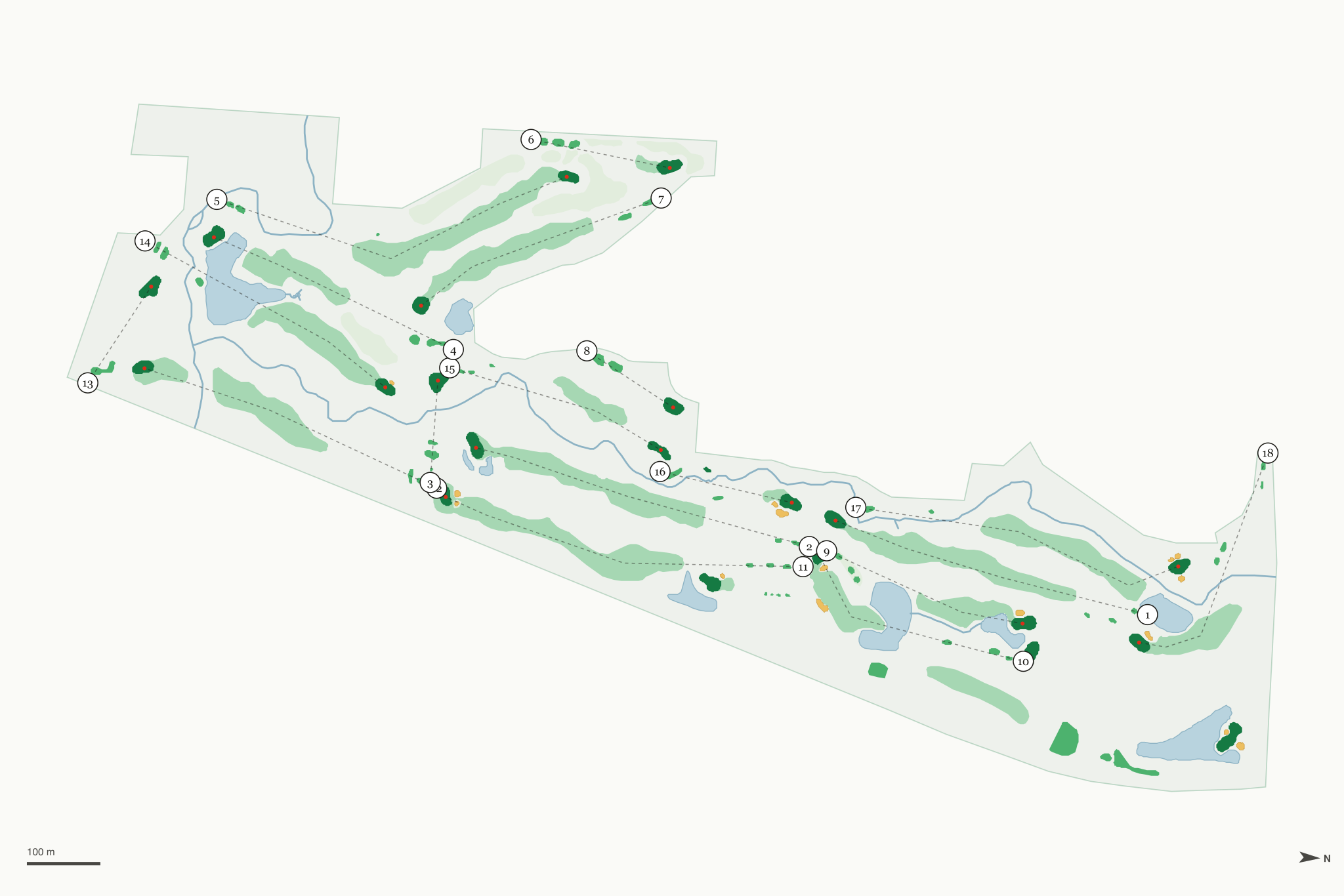 Map of Talons Golf Club