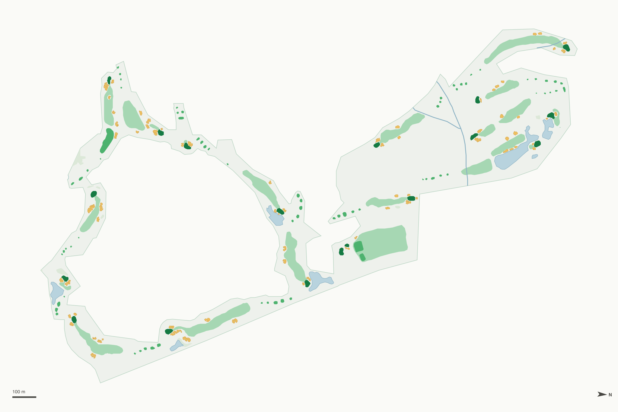Map of Raven Golf Club At Three Peaks