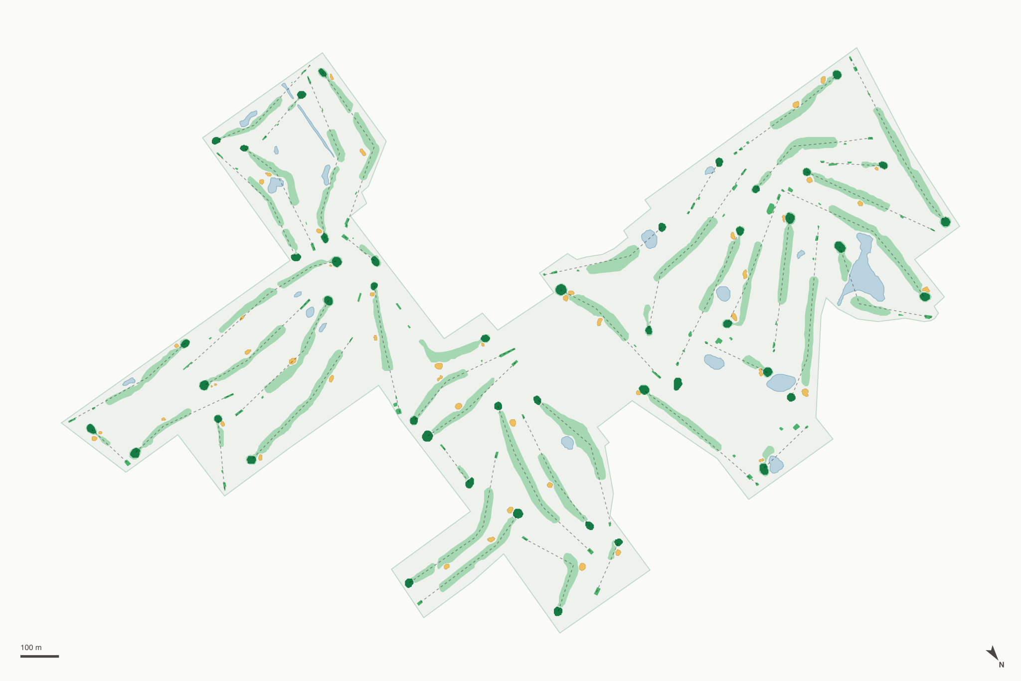 Map of Kettle Hills Golf Course