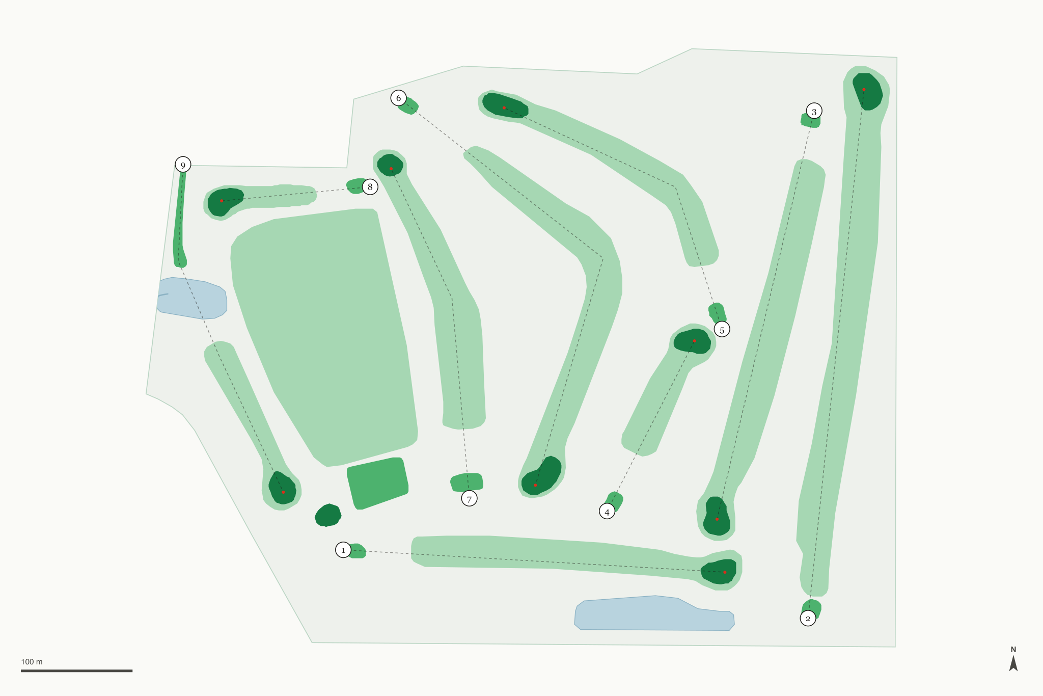 Map of Prairie View Golf Course