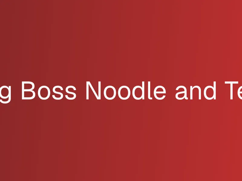 Big Boss Noodle & Tea