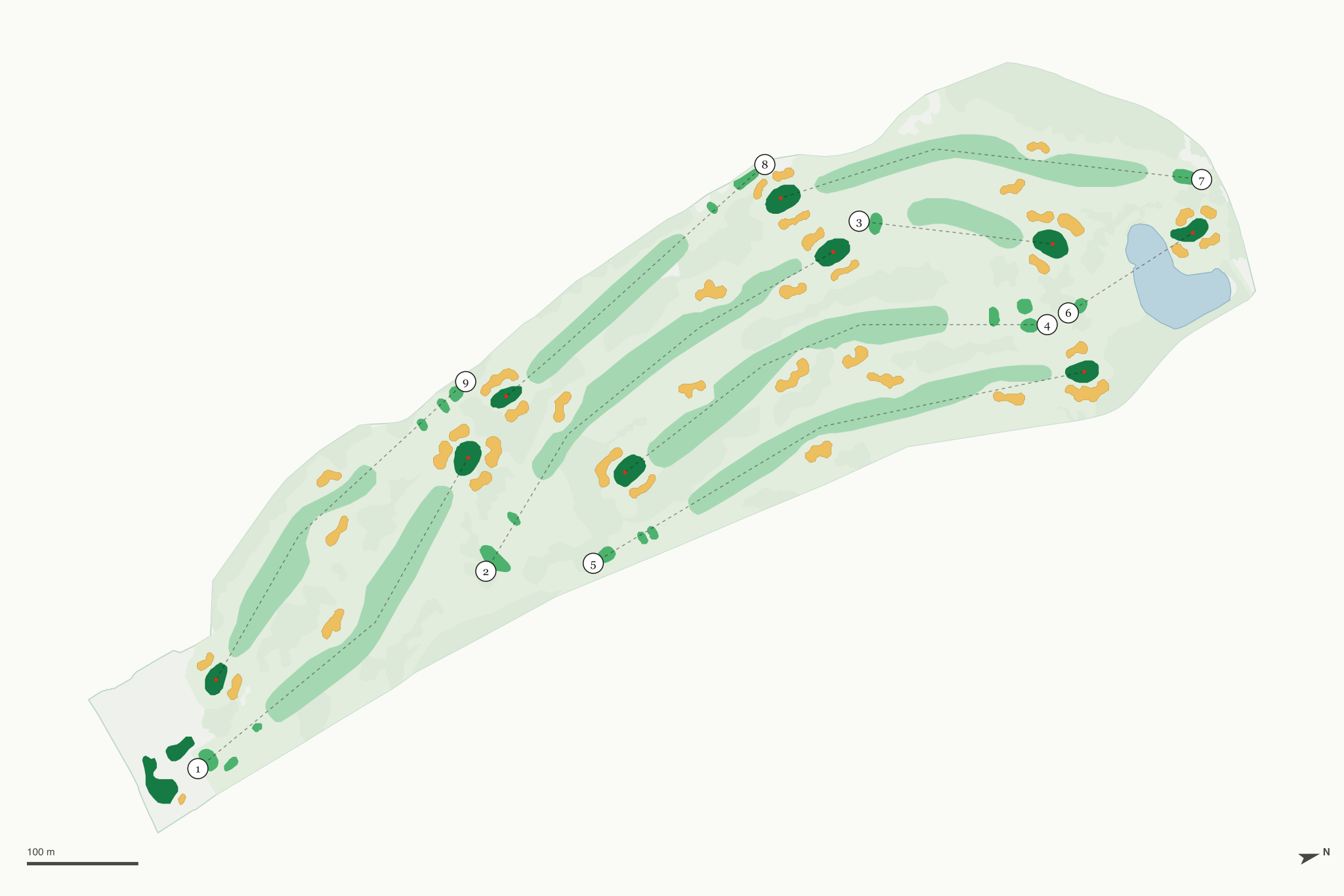 Map of Sydney R. Marovitz Golf Course