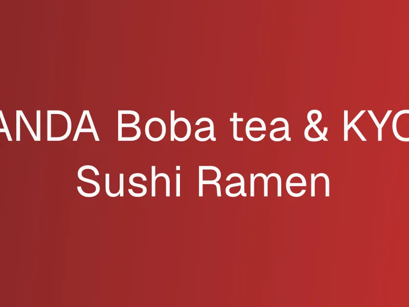 Anda Boba tea