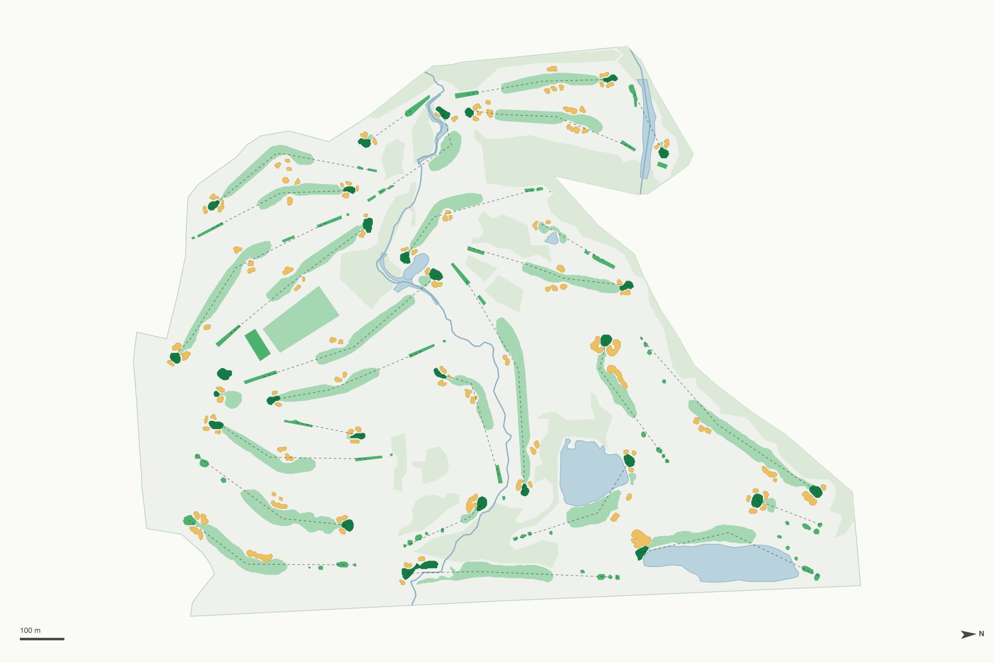 Map of Otter Creek Golf Course