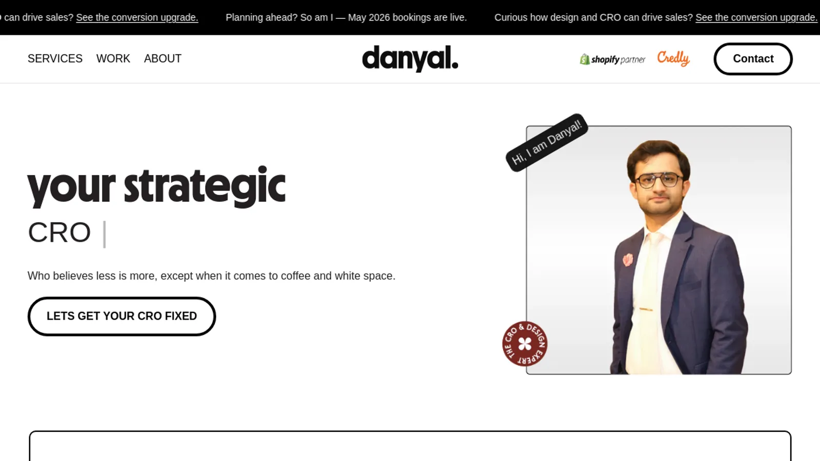 Screenshot of the Designers Hubb homepage