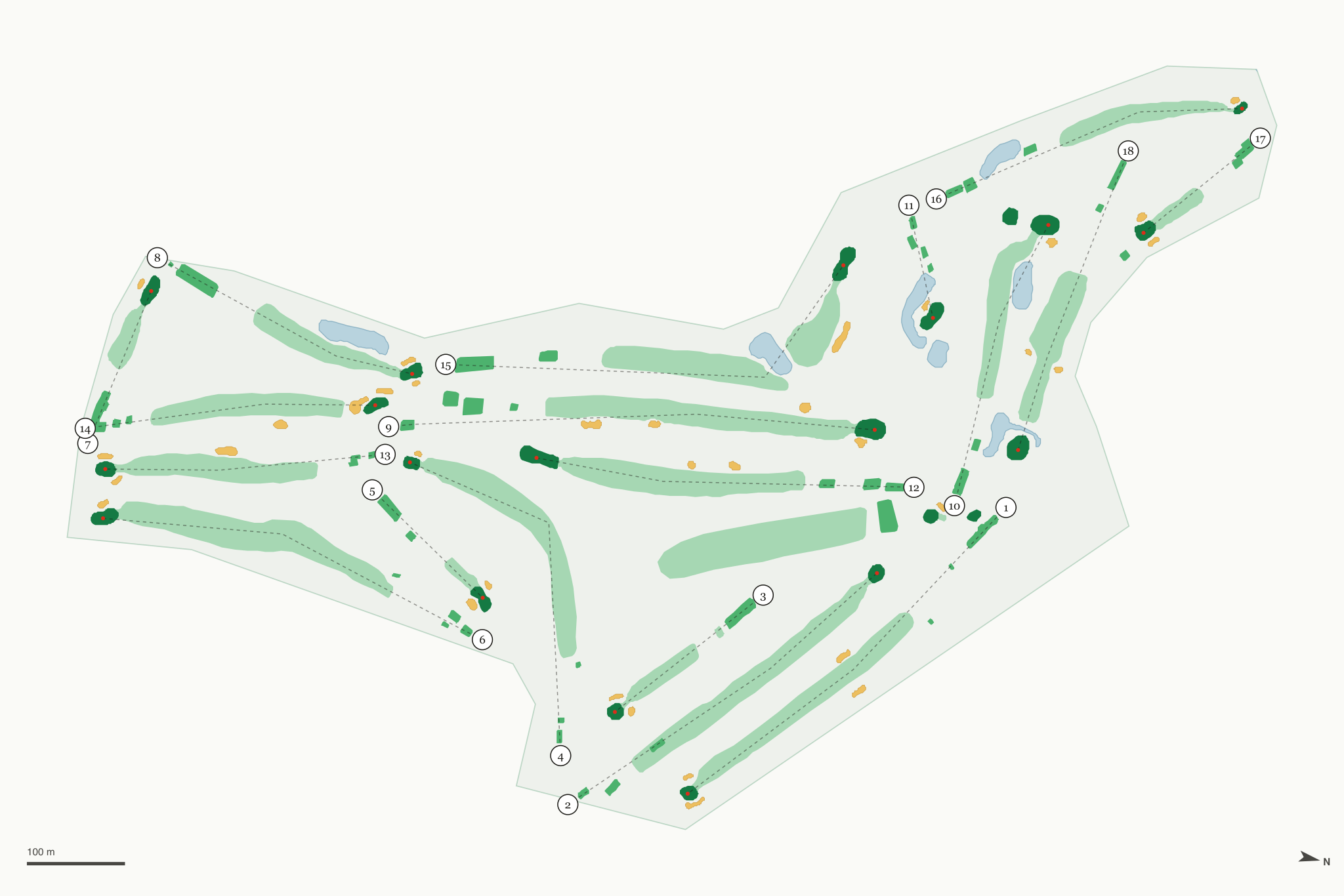 Map of Grayling Country Club