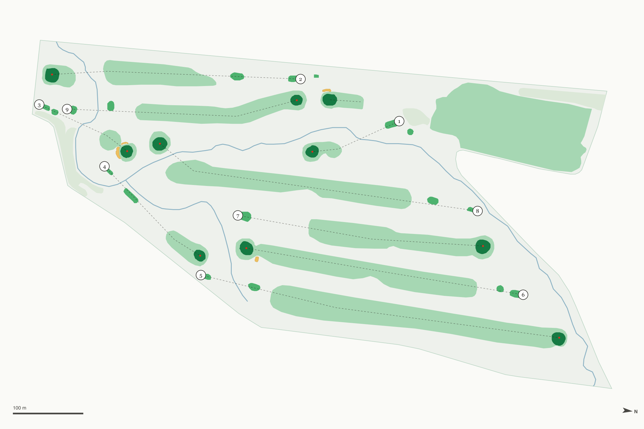 Map of Sheldon Country Club