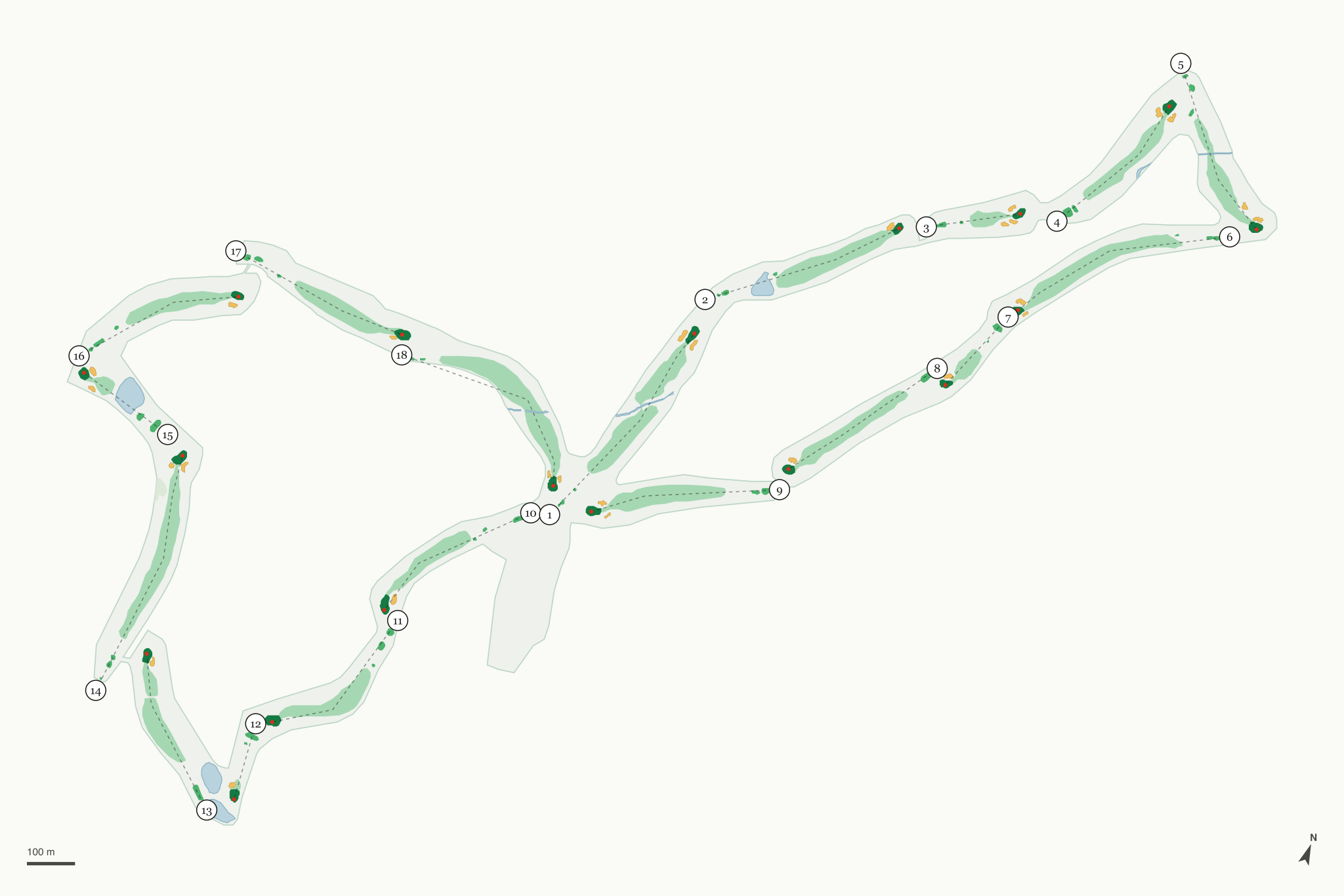 Map of Alta Sierra Country Club