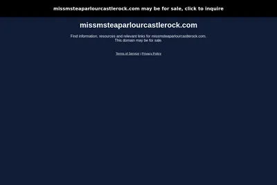 Miss M's Tea Parlour website homepage