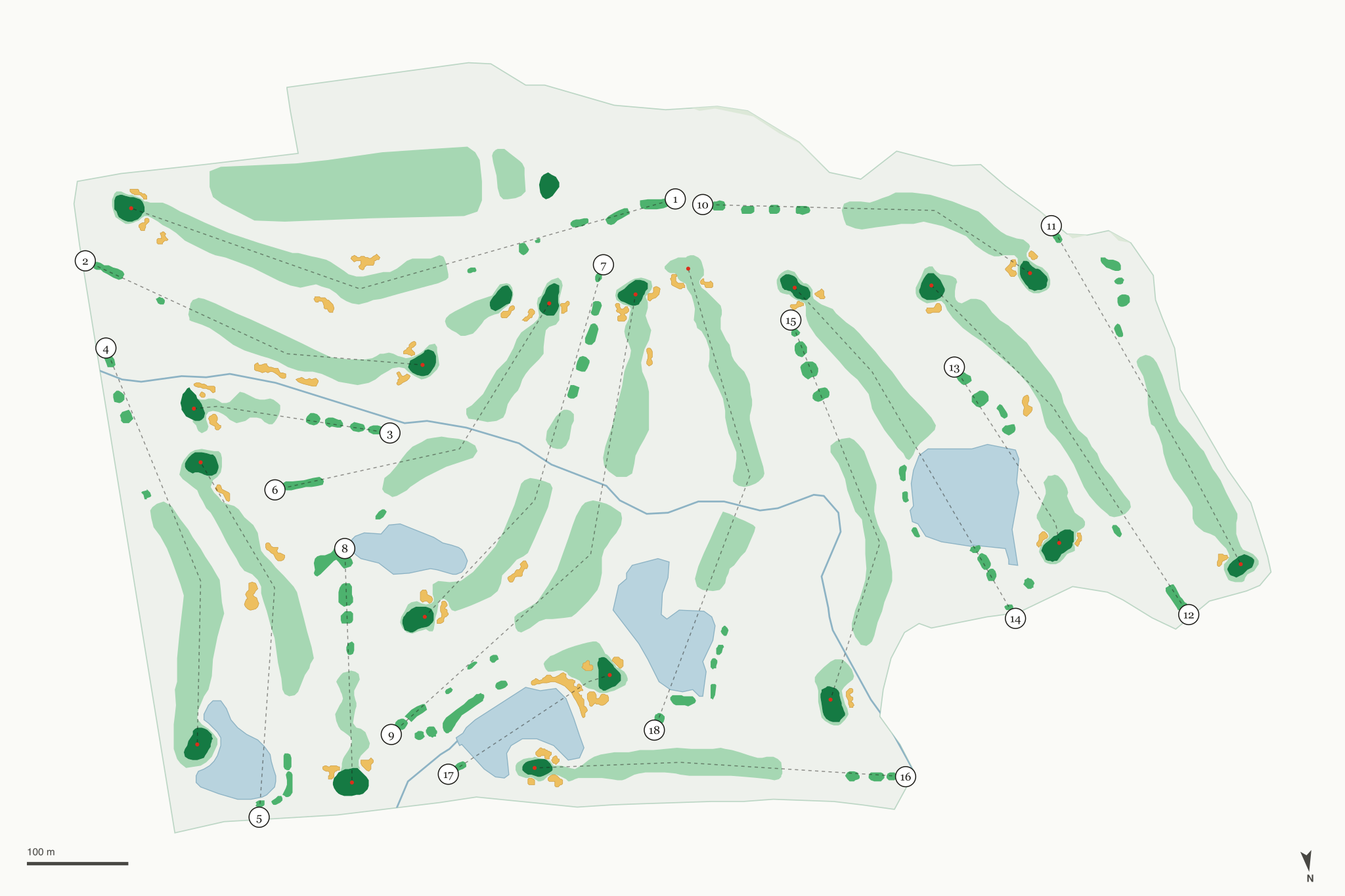 Map of The Club at Rolling Hills