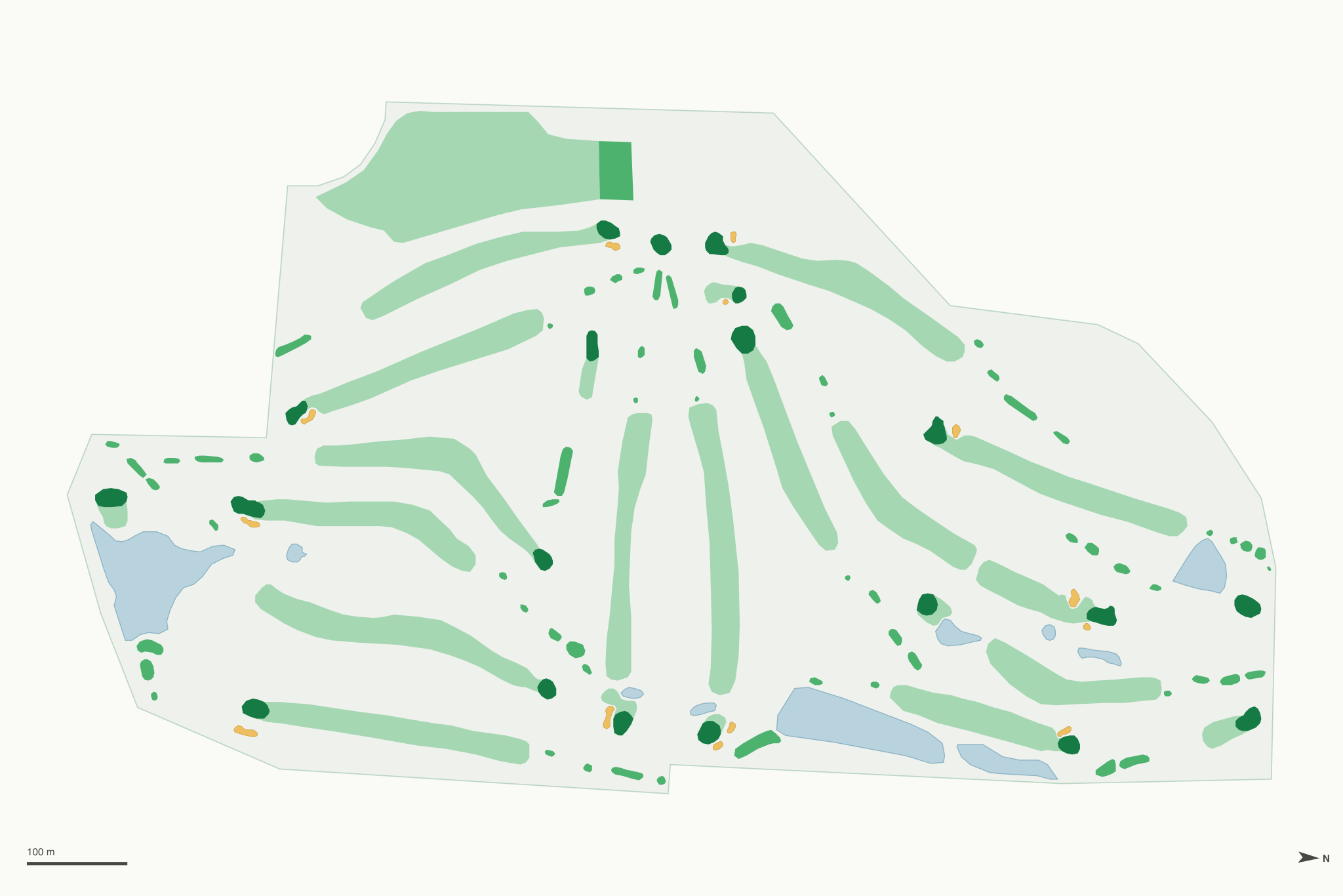 Map of Conquistador Golf Course