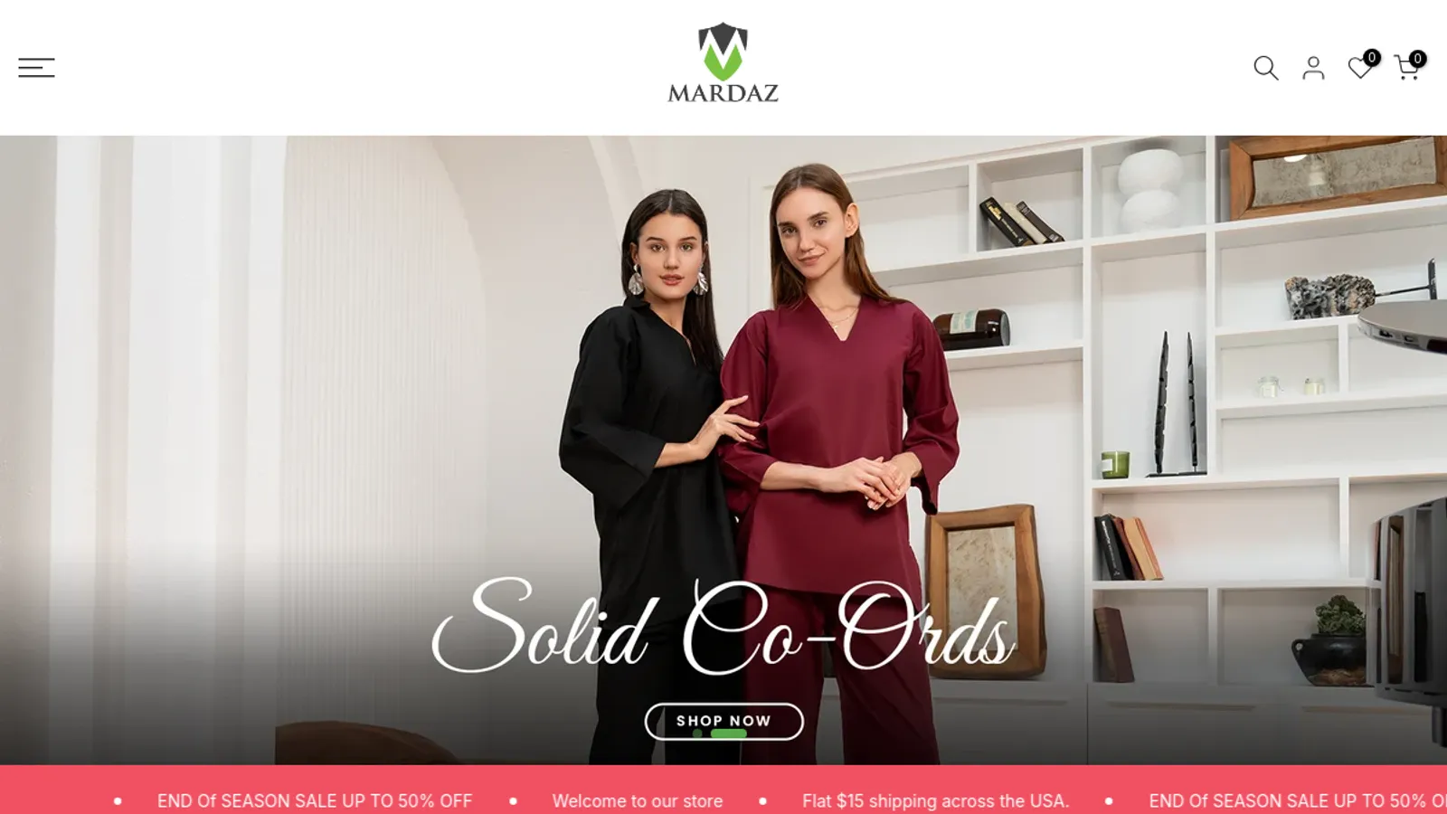 Screenshot of the Meld Media Co homepage