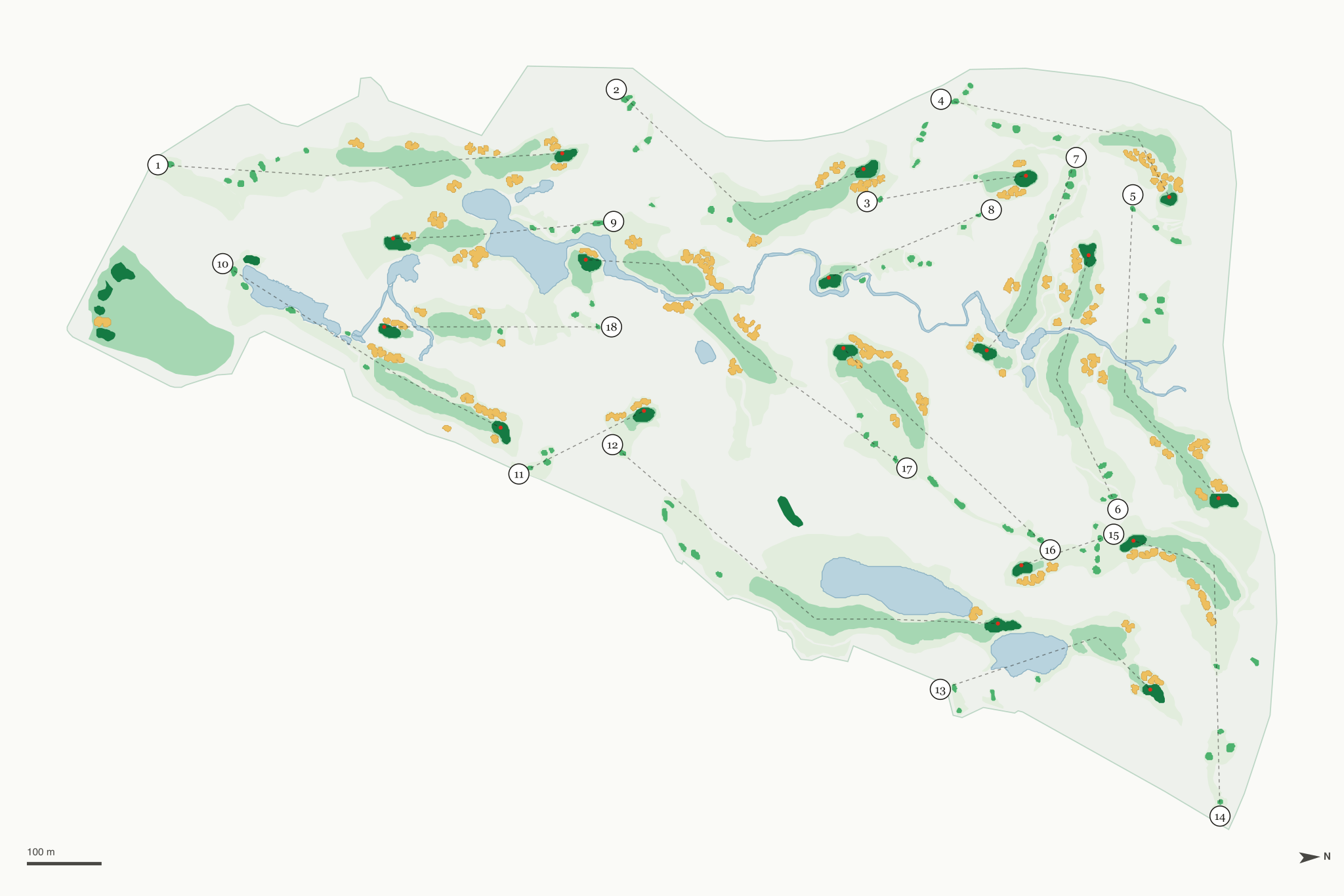 Map of Wolf Creek Golf Club