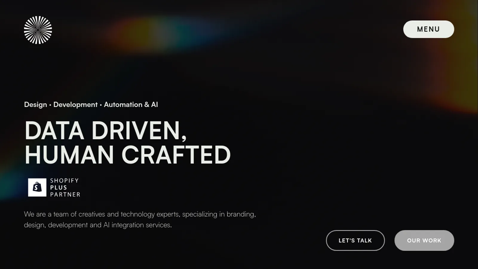 Screenshot of the Lightspace homepage