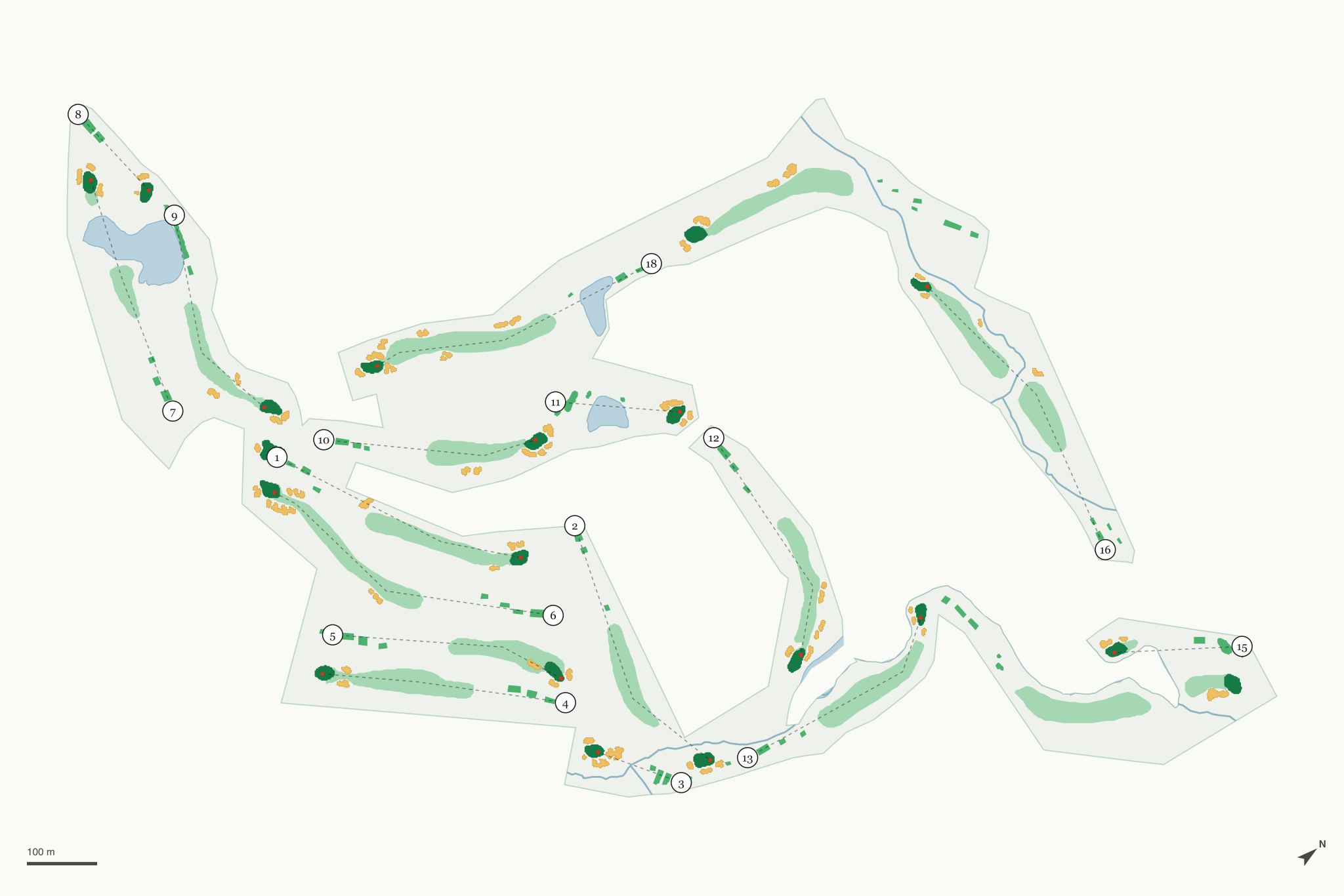 Map of Brookfield Country Club