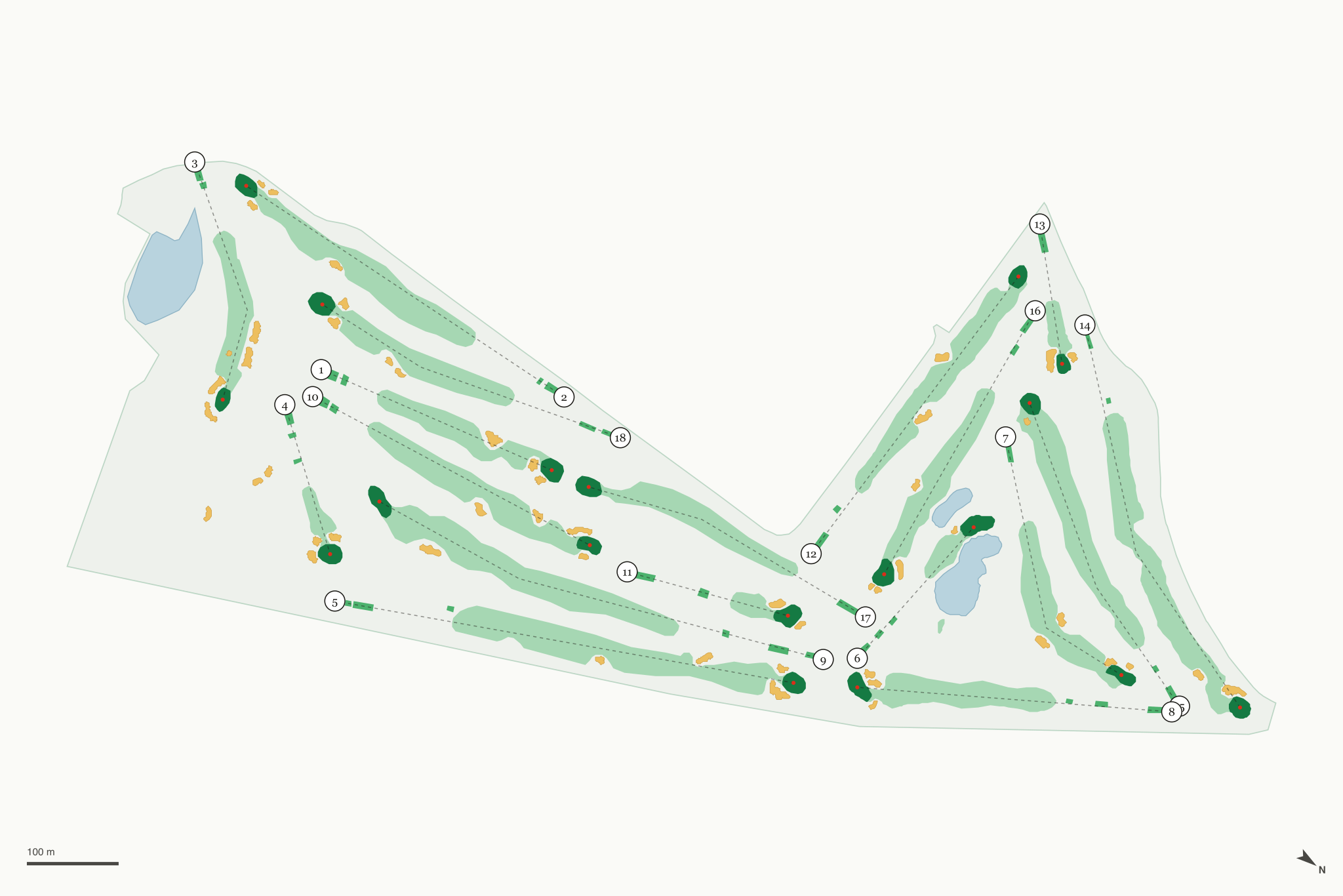 Map of Maple Bluff Country Club