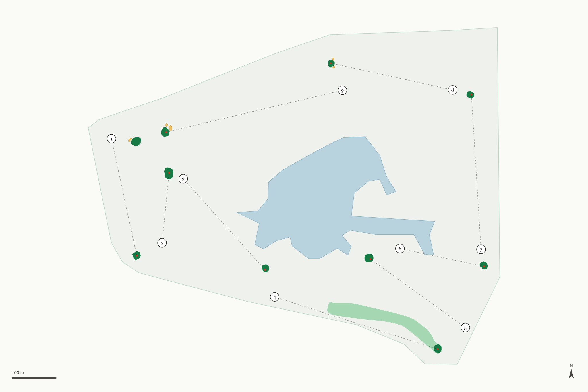 Map of The Pines at Canadian Lakes