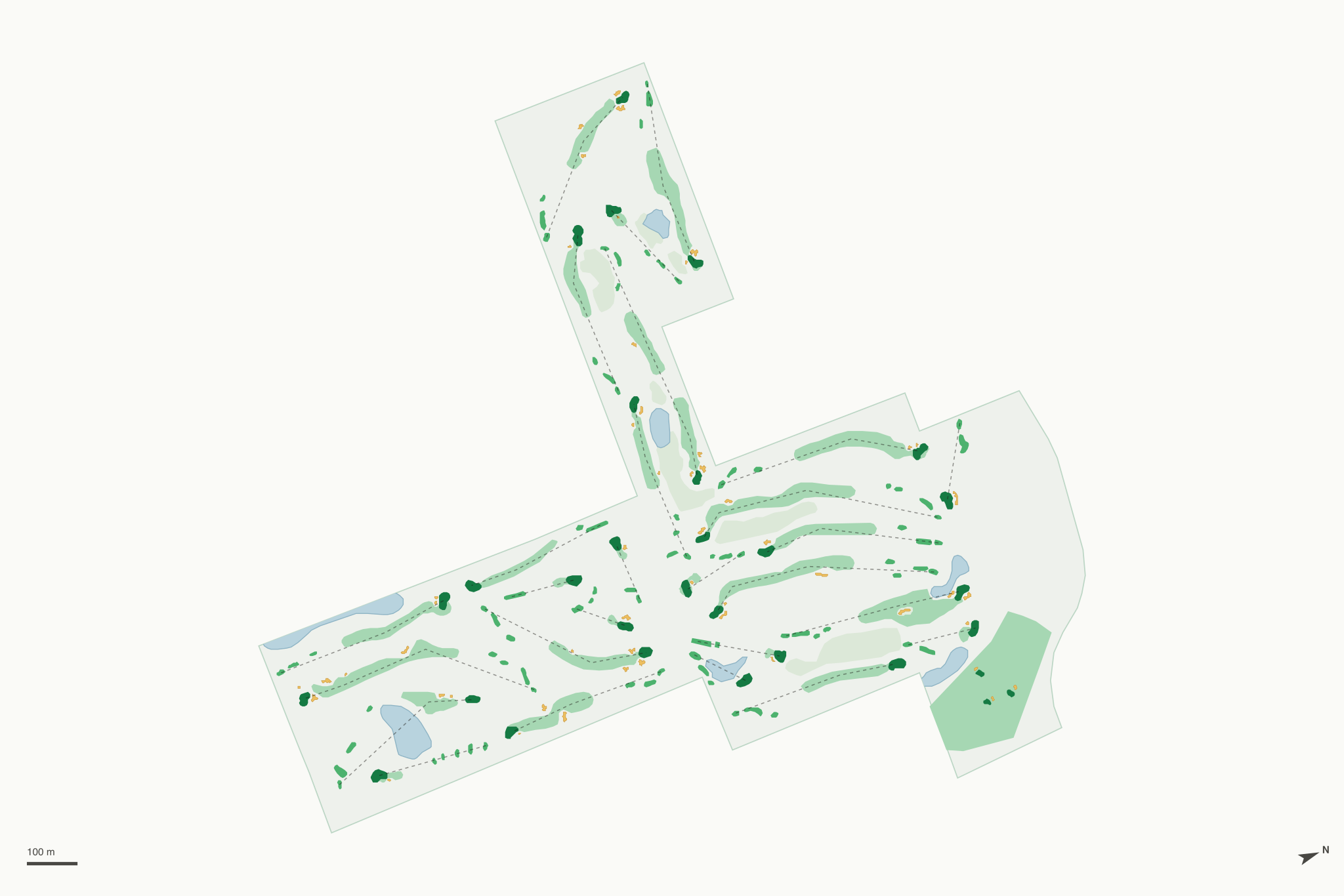 Map of Inver Wood Golf Course