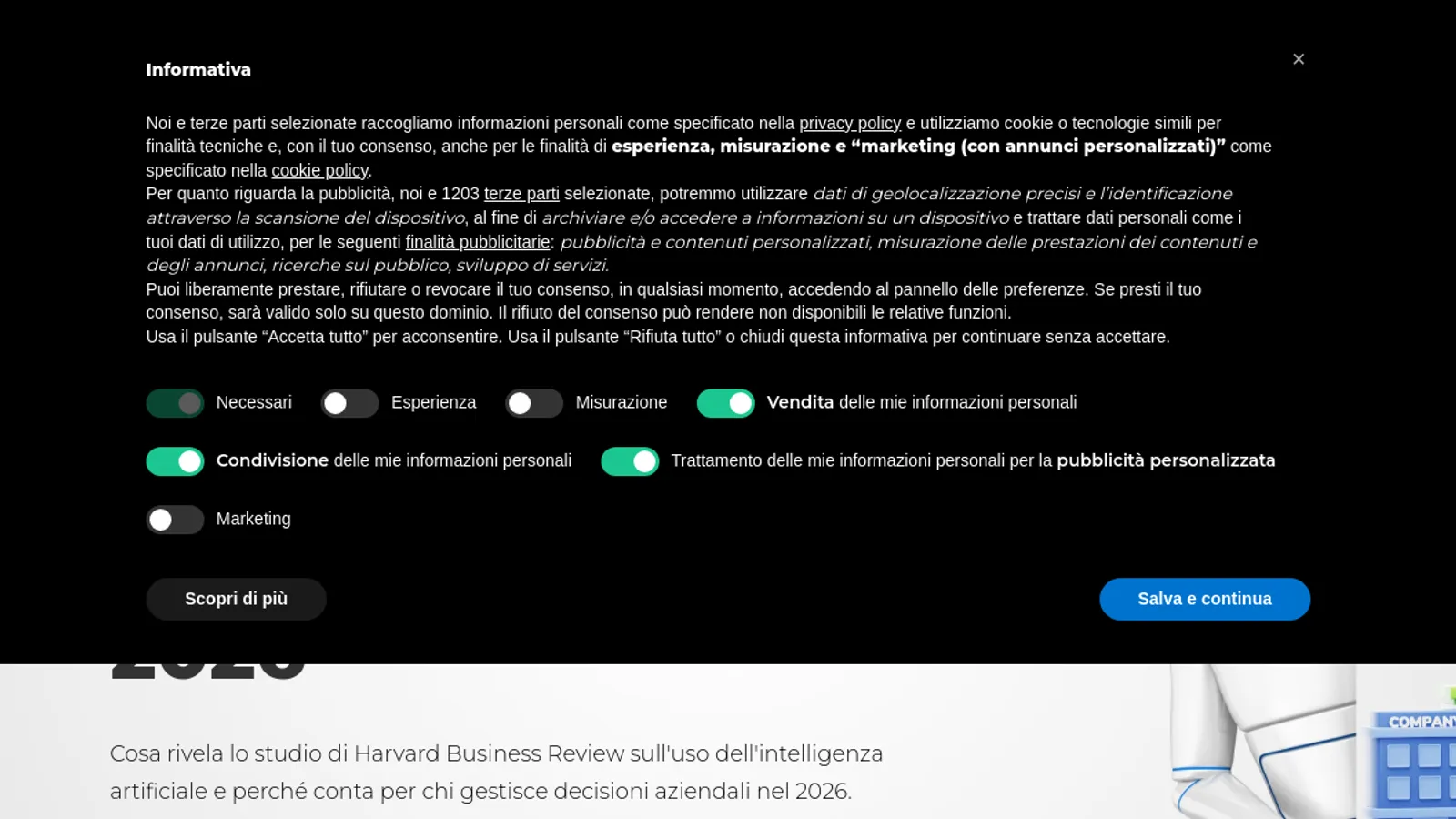 Screenshot of the SMC Consulting homepage
