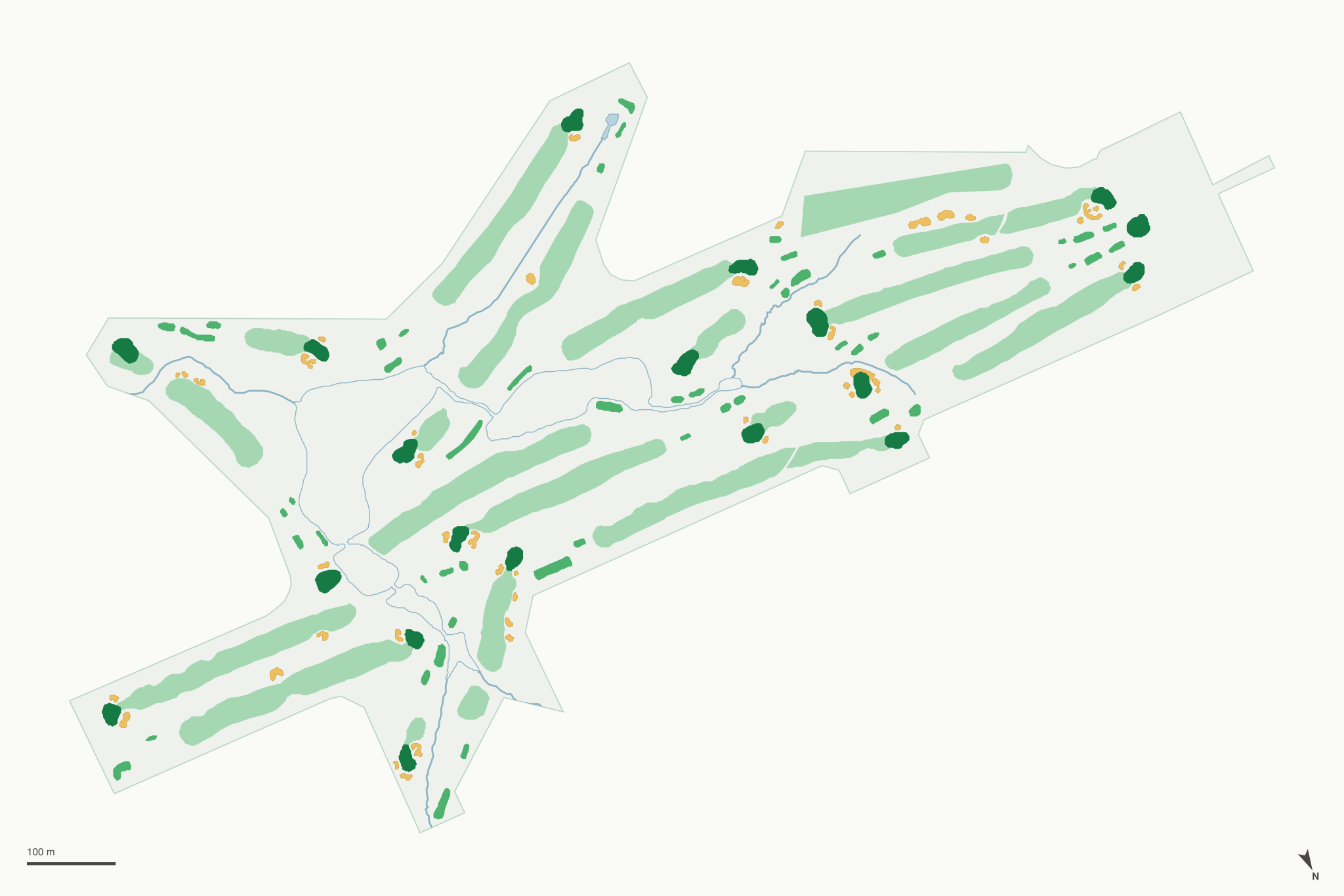 Map of Blue Springs Golf Club