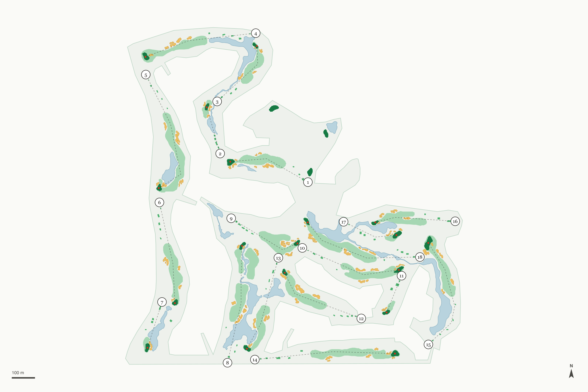 Map of The Madison Club