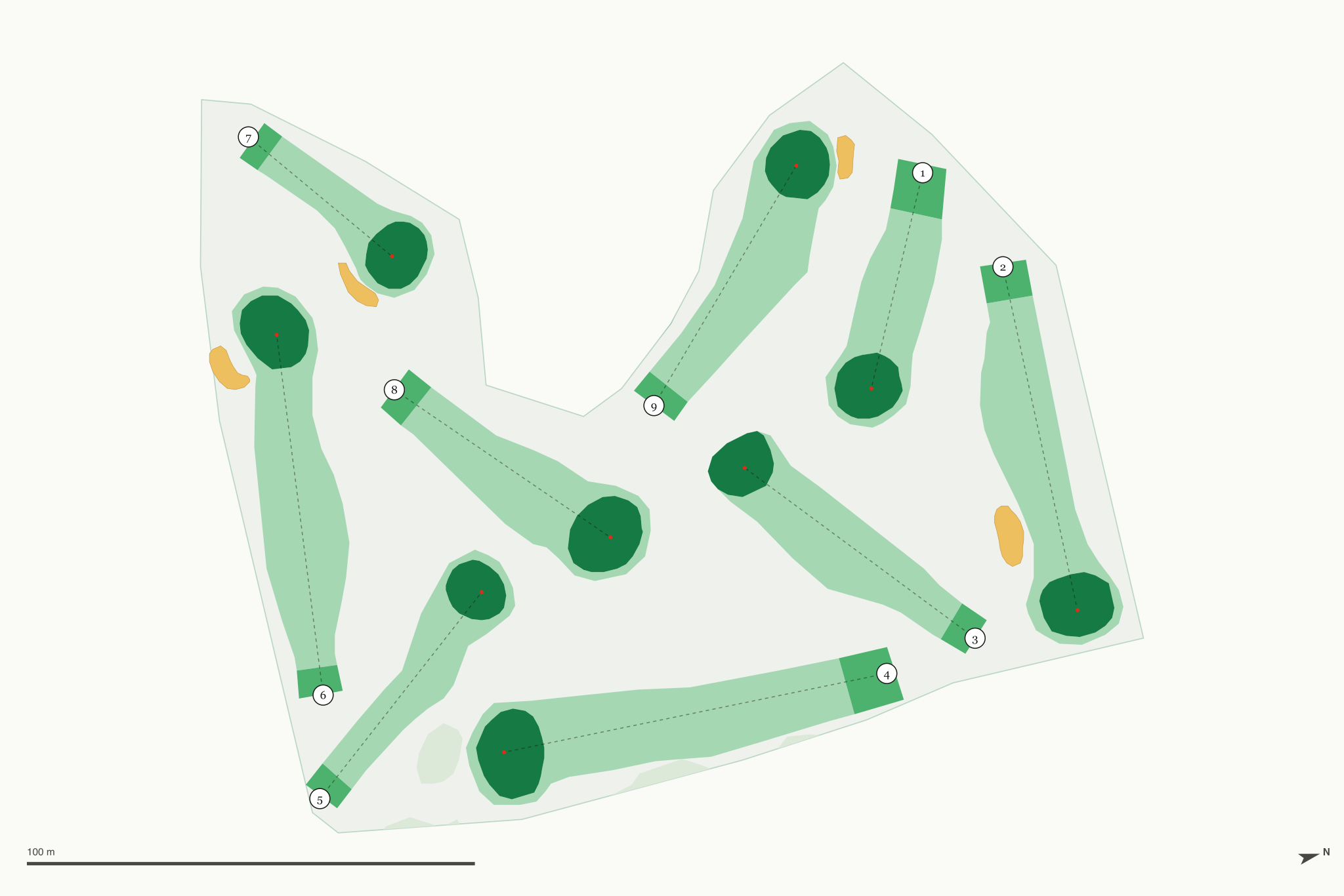 Map of Eagle Lake Youth Golf Center