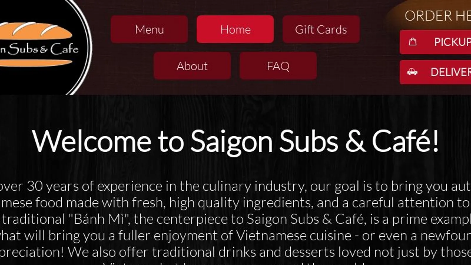 Saigon Subs & Café