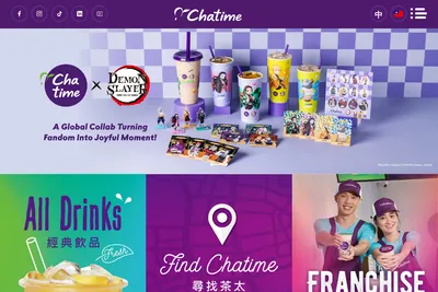 Chatime Westfield Culver City website homepage