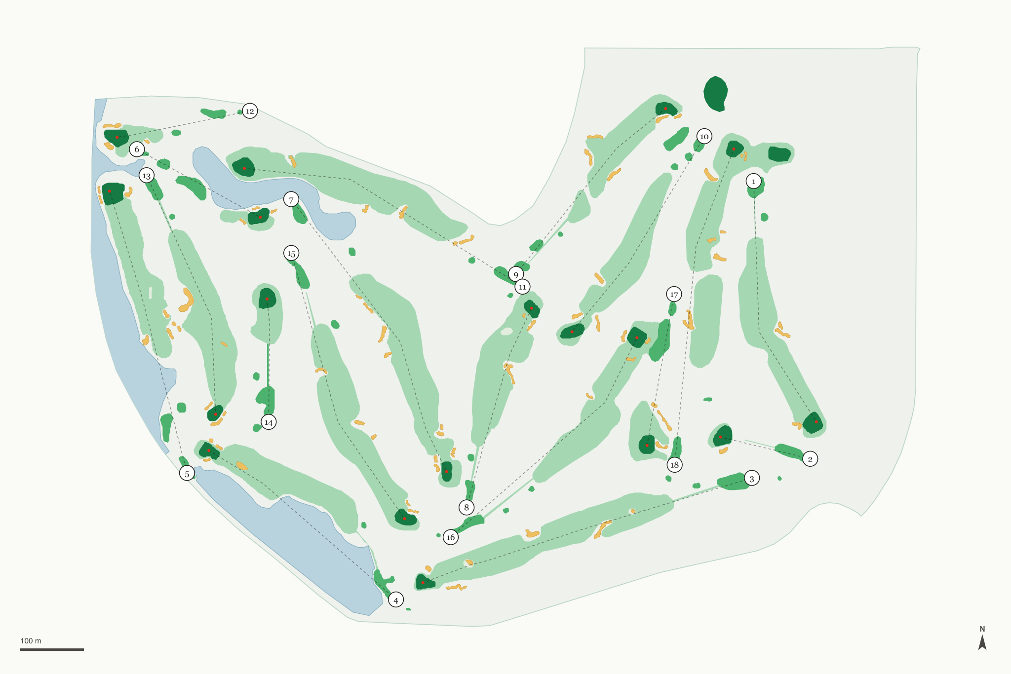 Map of CommonGround Golf Course