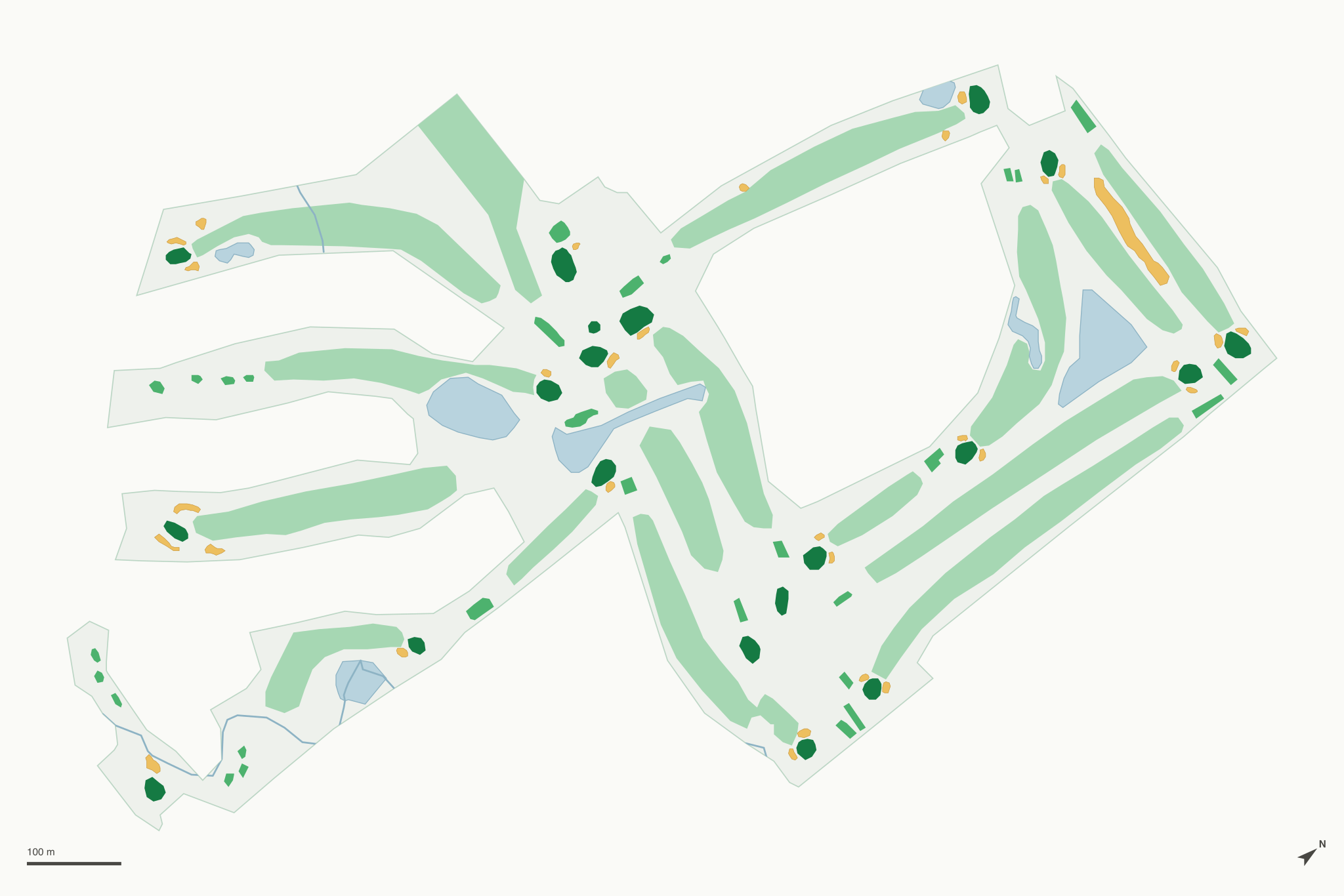 Map of Paso Robles Golf Club