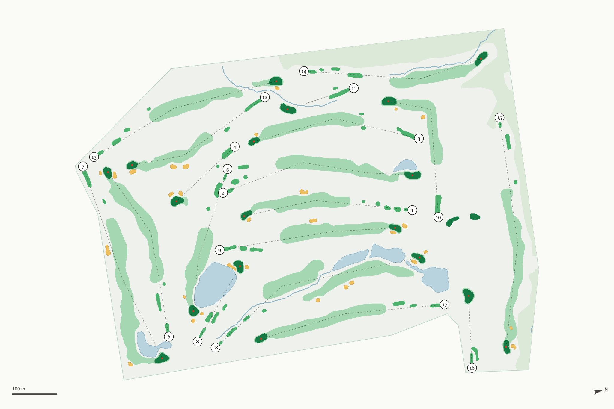 Map of Raintree Golf & Event Center