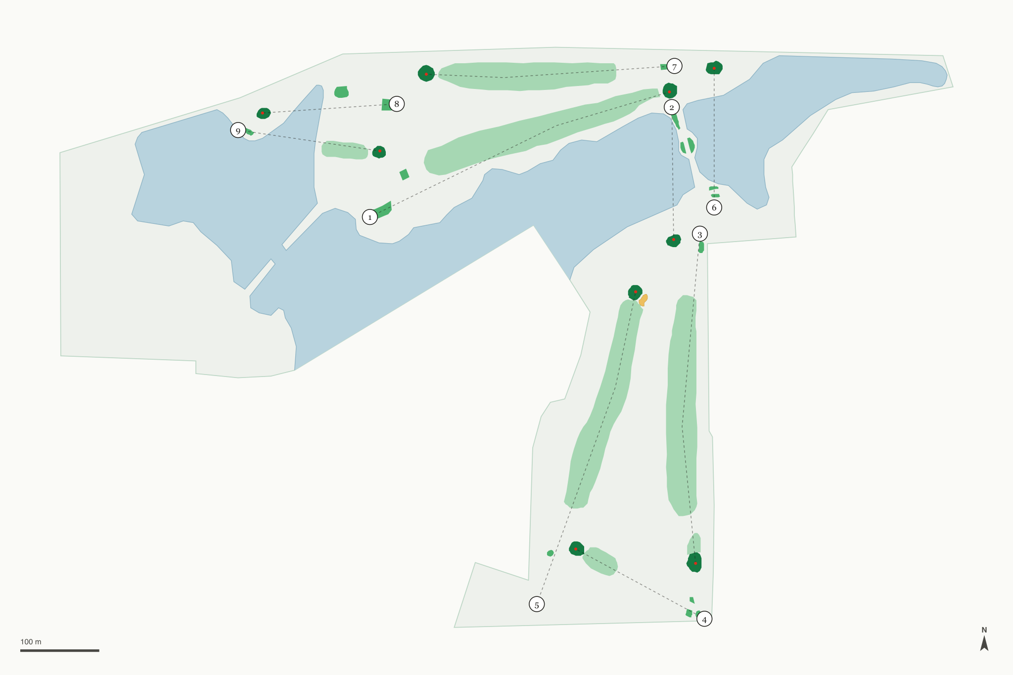 Map of The Walton Club