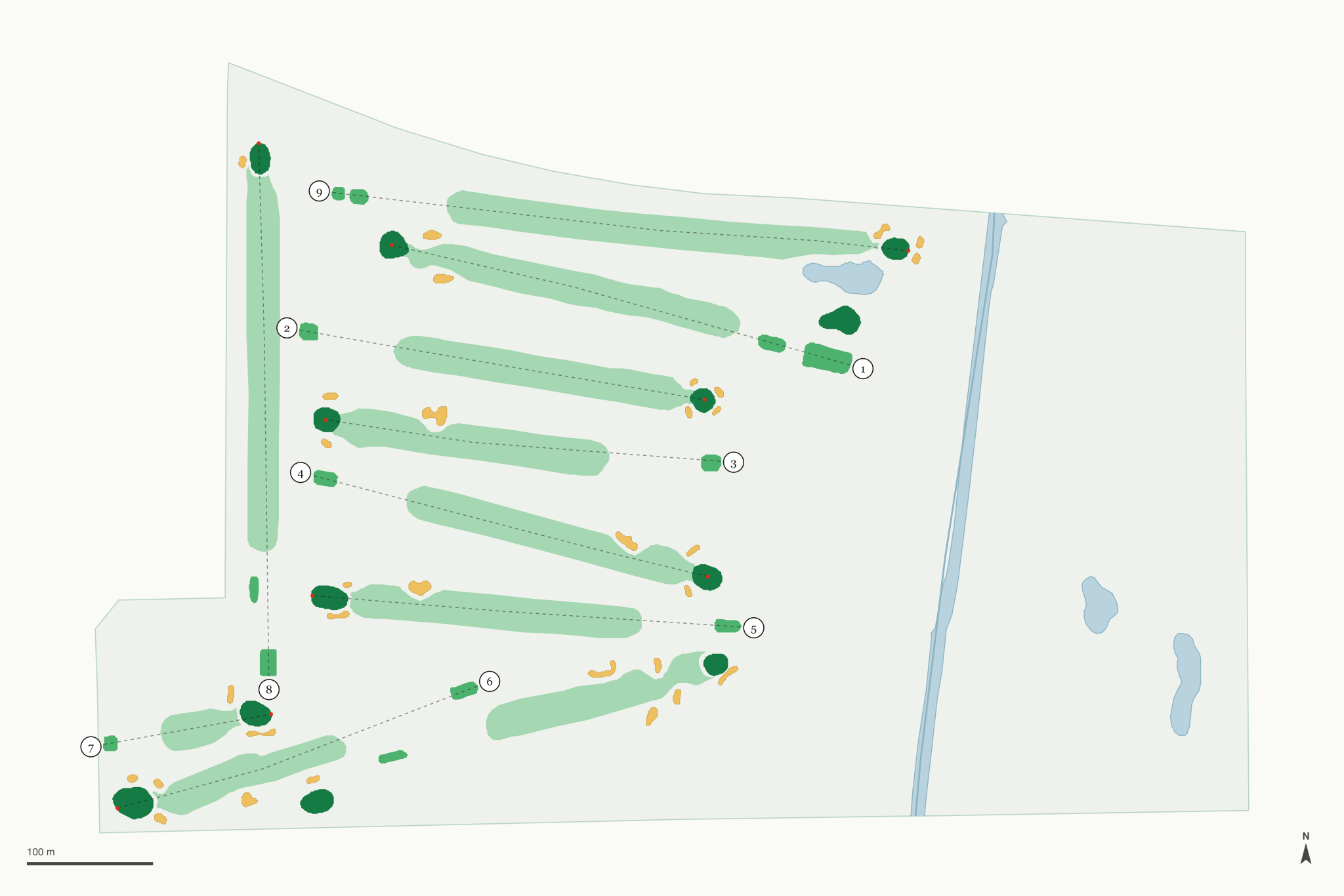 Map of Sycamore Golf Club