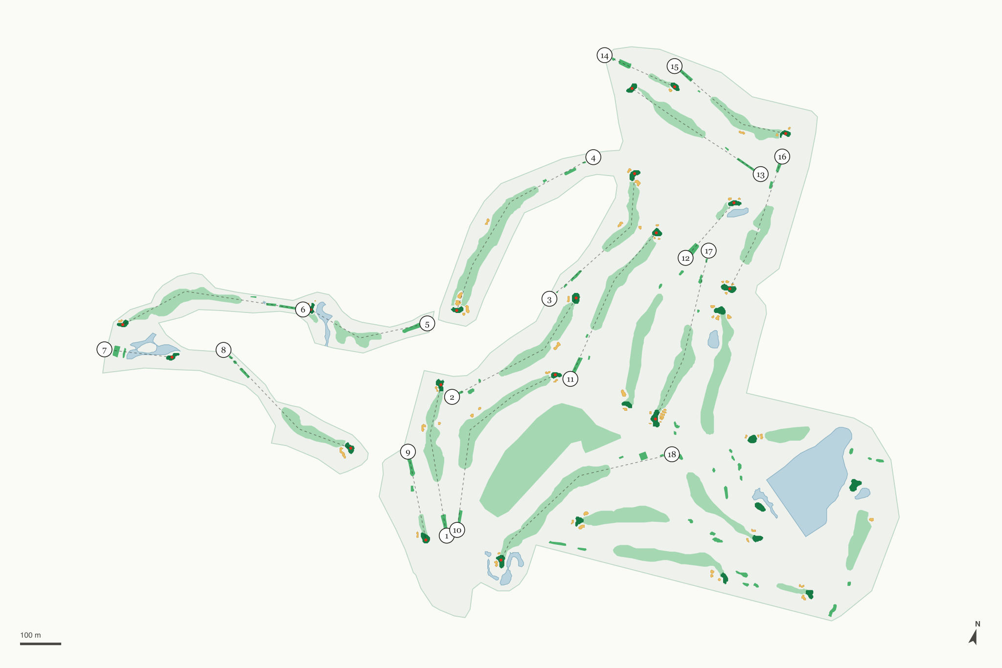 Map of The Pines at Grand View Lodge