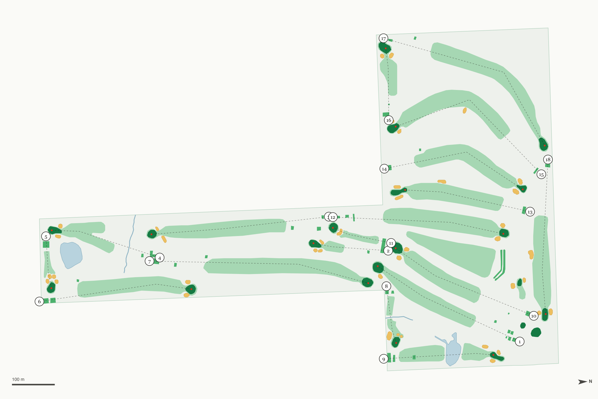 Map of Riverdale Country Club
