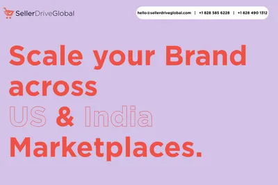 Screenshot of the Seller Drive Global homepage