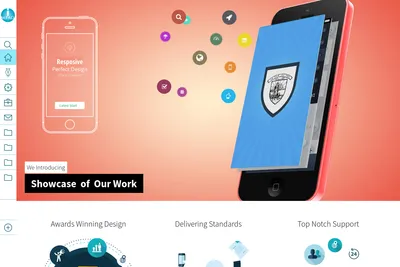 Screenshot of the Impaq Technologies homepage