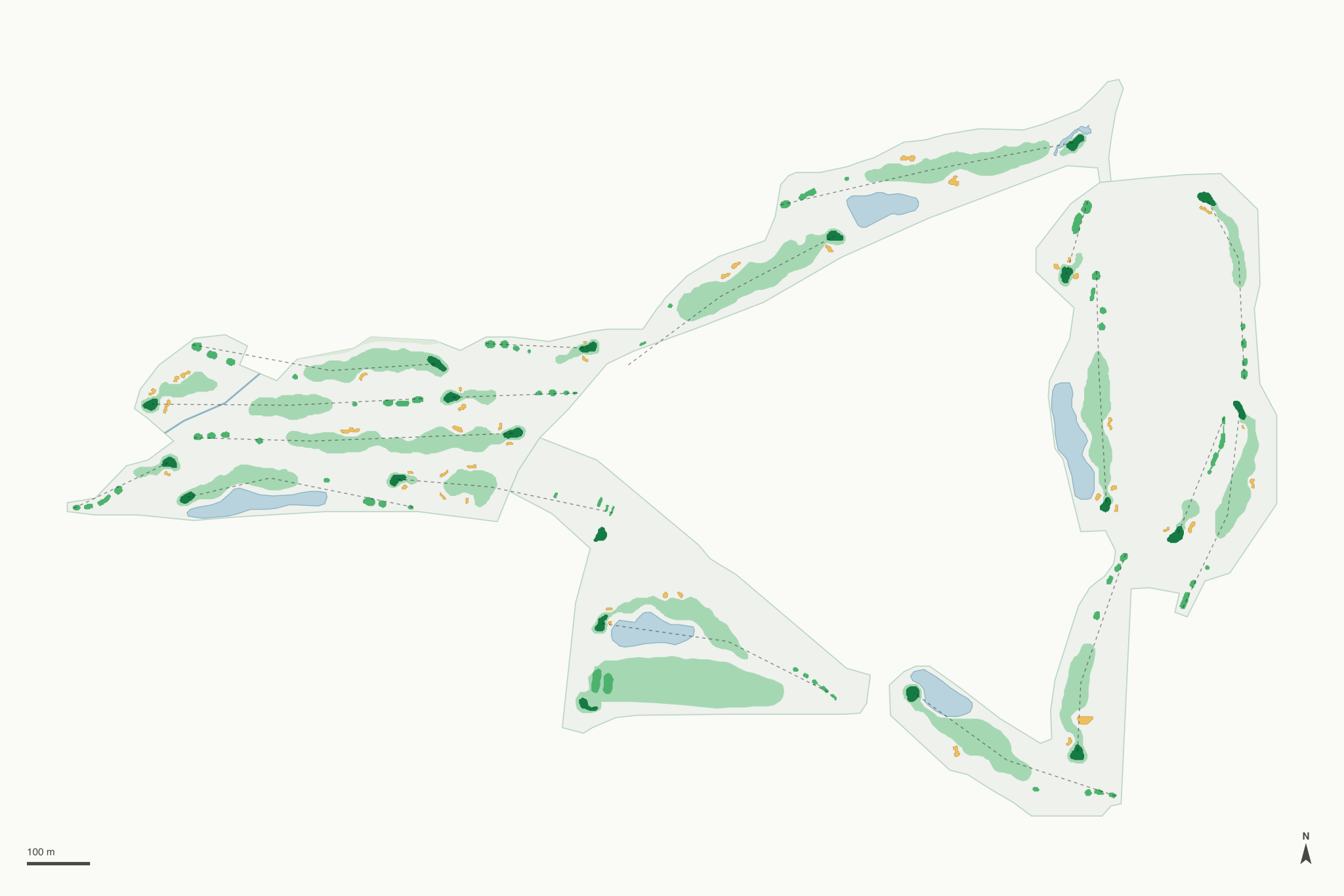 Map of Cedar Hills Golf Club