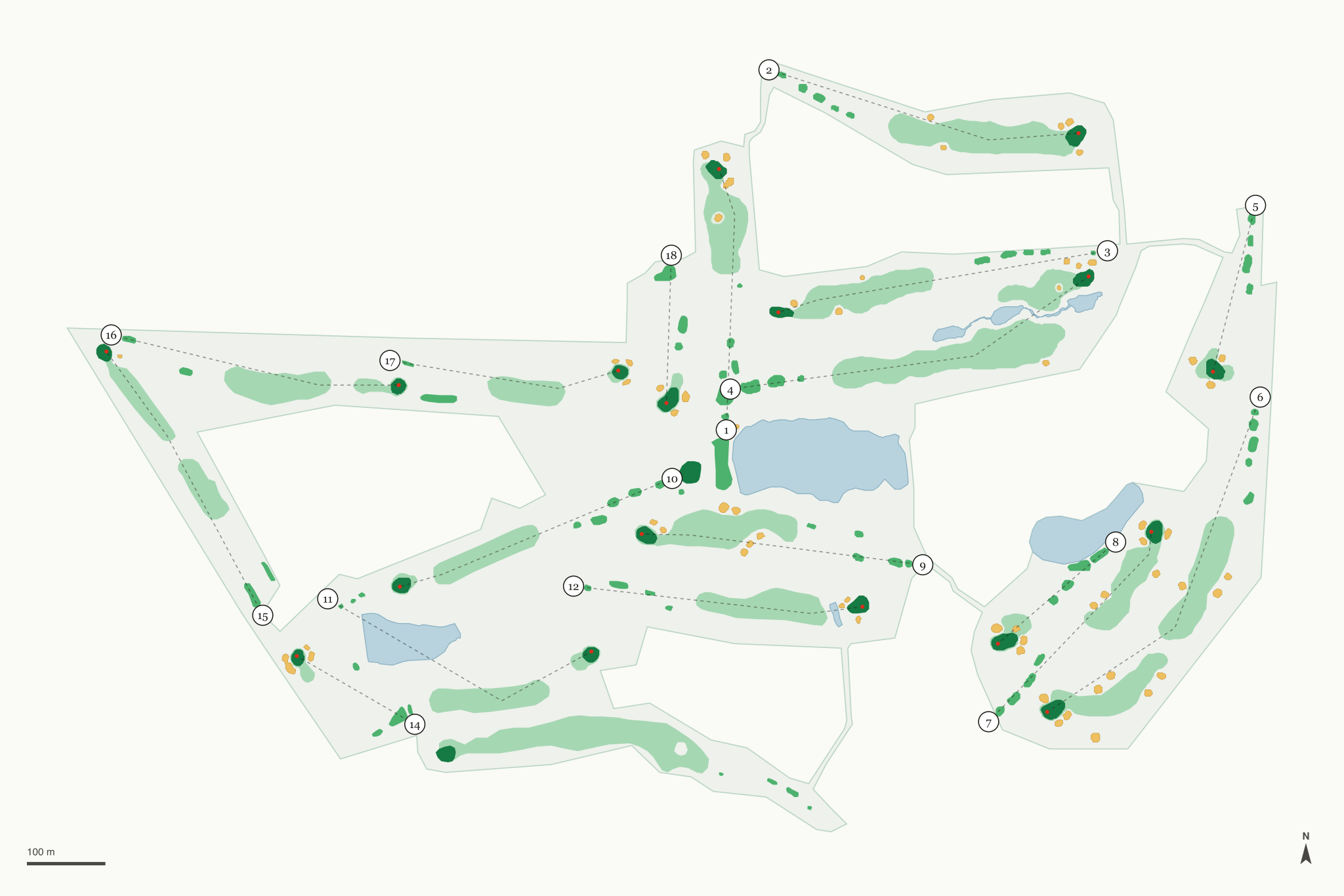 Map of Delaware Golf Club
