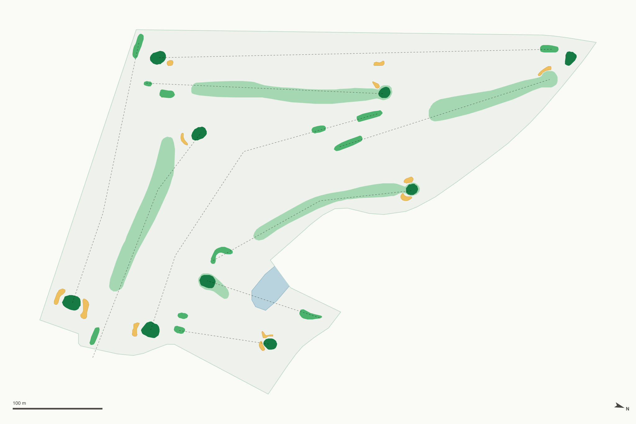 Map of Trail Ruts Golf Course