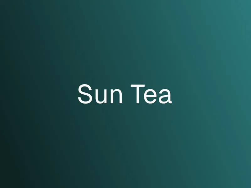 Sun Tea 奶茶