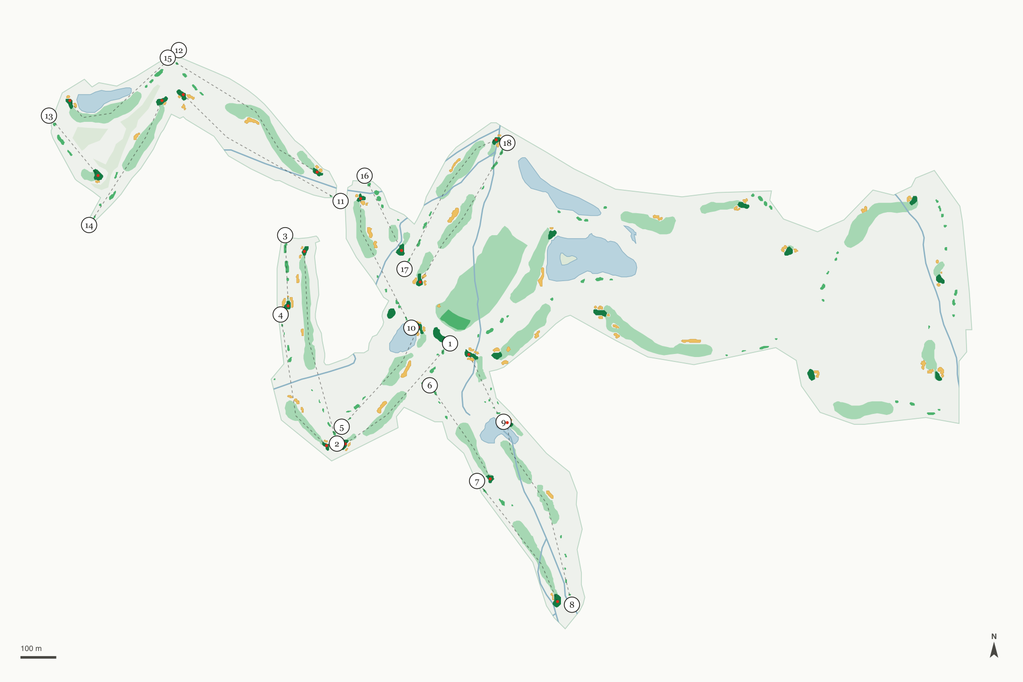 Map of Breckenridge Golf Club