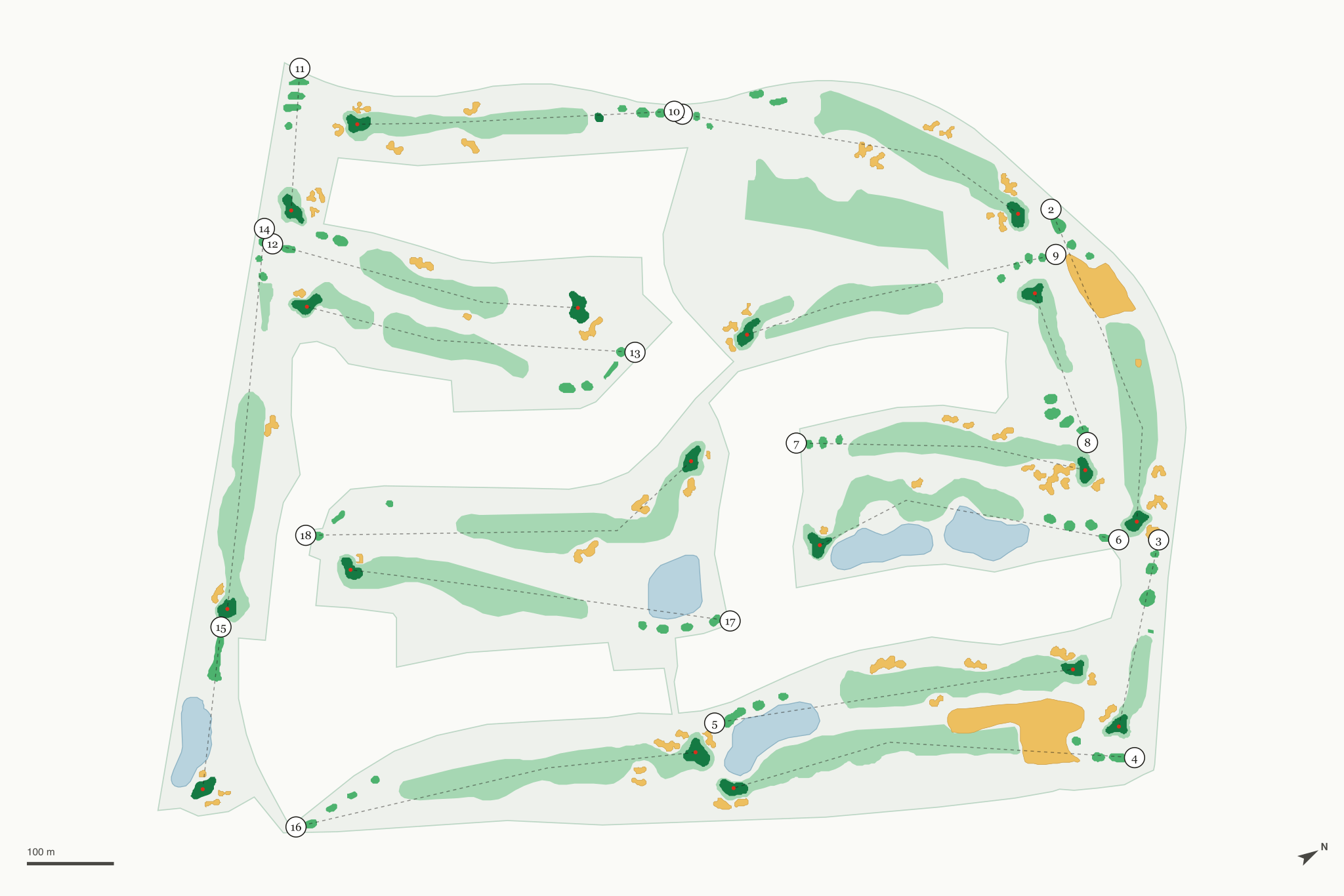 Map of Sterling Hills Golf Club
