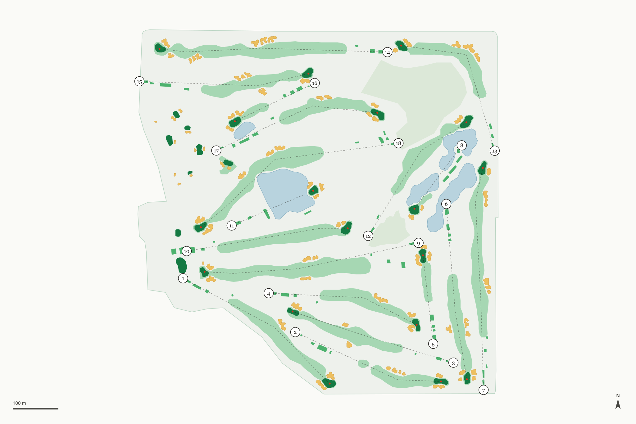 Map of Seattle Golf Club