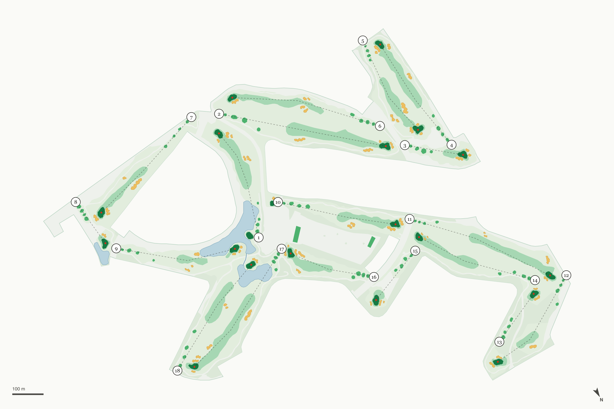 Map of Chimera Golf Club